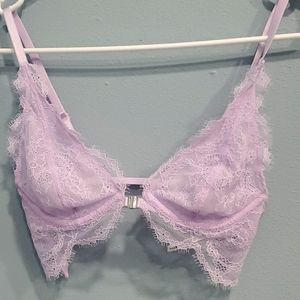 Free Peope lace front closure bralette.